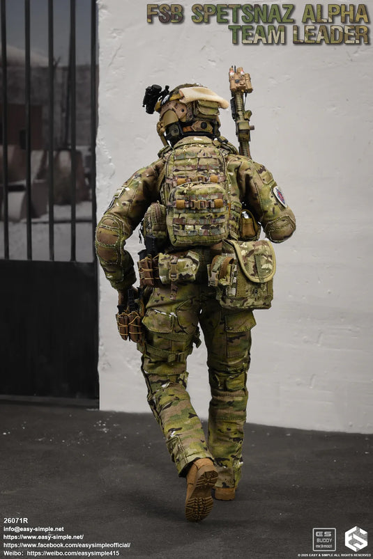 FSB Alpha Team Leader R - Multicam Helmet w/NVG & Goggles