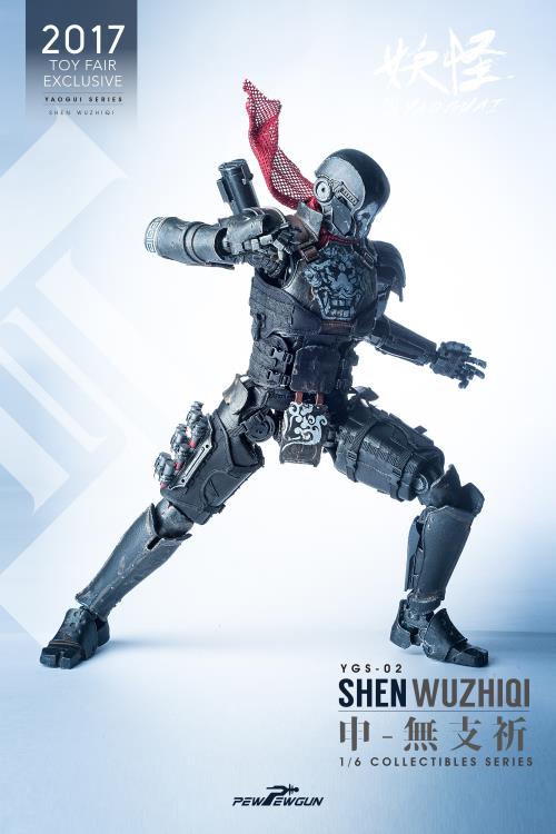 Load image into Gallery viewer, Shen - Black Wuzhiqi Armor Version 2017 Toy Fair Exclusive - MINT IN BOX
