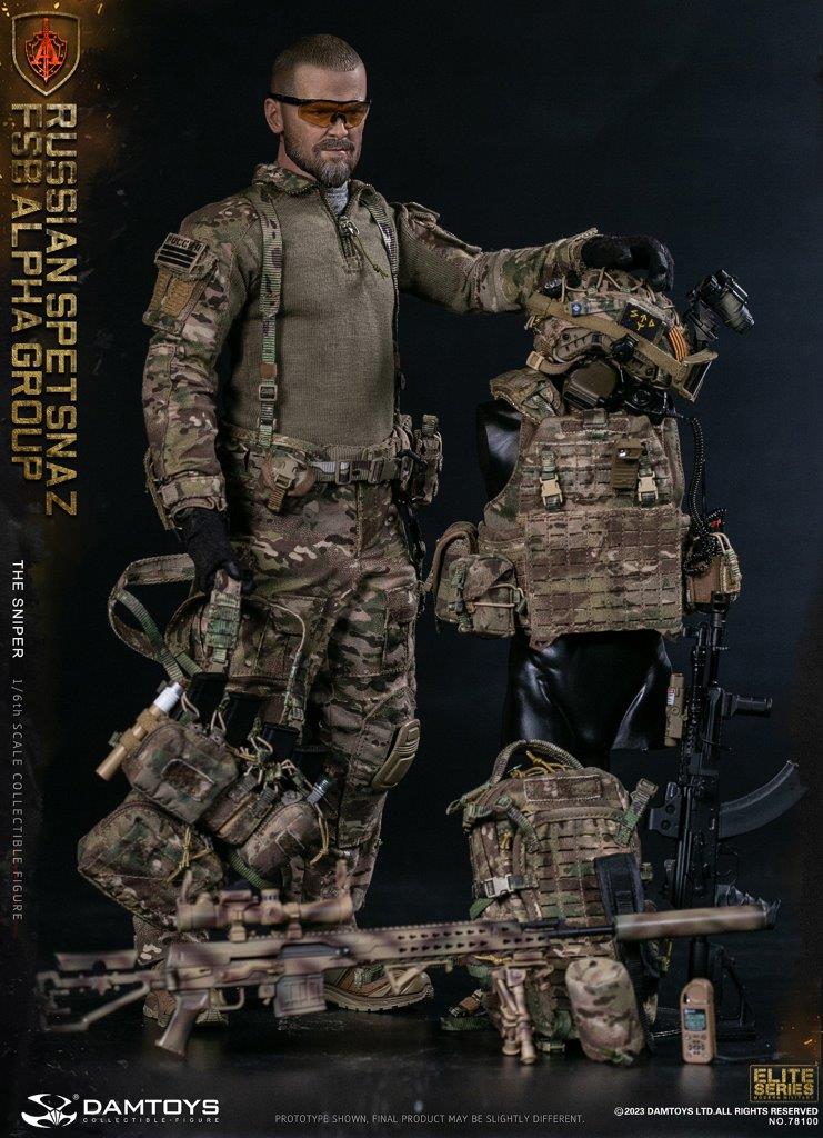 Load image into Gallery viewer, Russian Spetsnaz FSB Alpha Group - The Sniper - MINT IN BOX
