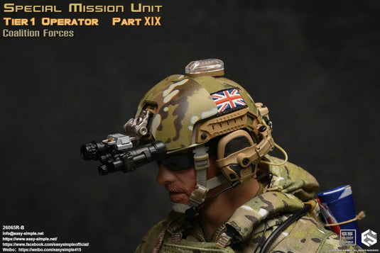 SMU - Coalition Forces - Multicam FAST Helmet w/Communications Set