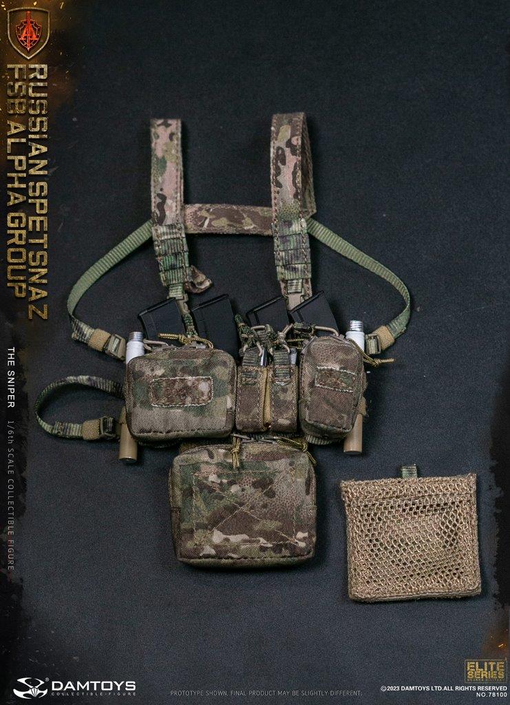 Load image into Gallery viewer, Russian FSB Alpha Sniper - Multicam MOLLE Plate Carrier/Chest Rig Set
