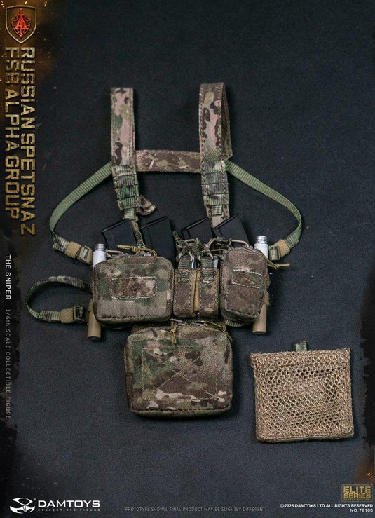 Russian FSB Alpha Sniper - Multicam MOLLE Plate Carrier/Chest Rig Set