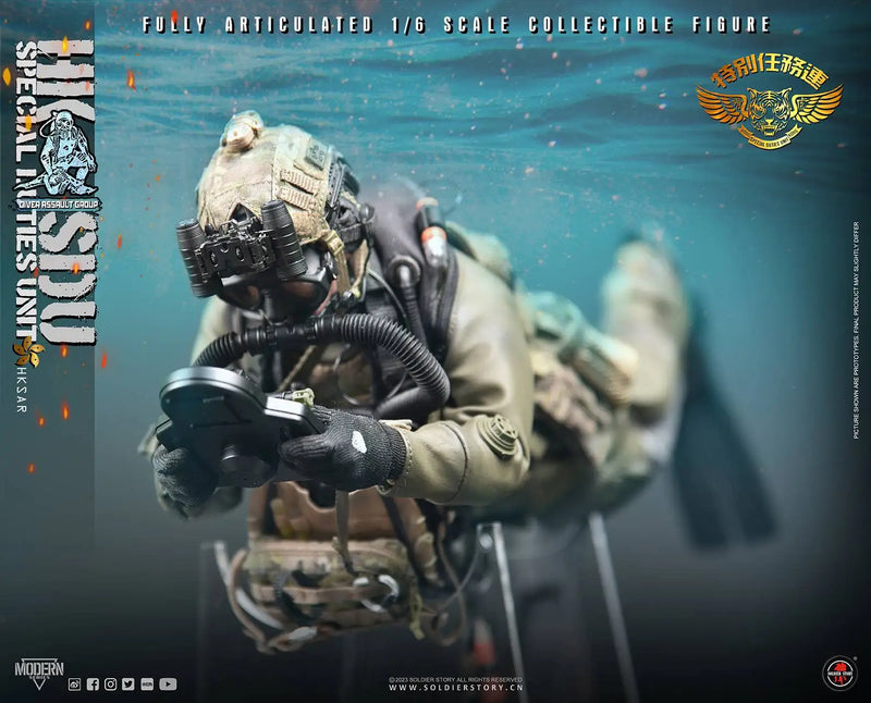 Load image into Gallery viewer, HKSDU Diver Assault Group Deluxe Version - MINT IN BOX
