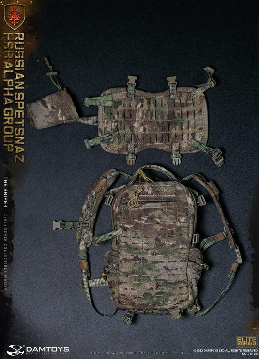 Russian FSB Alpha Sniper - Multicam Assault Pack