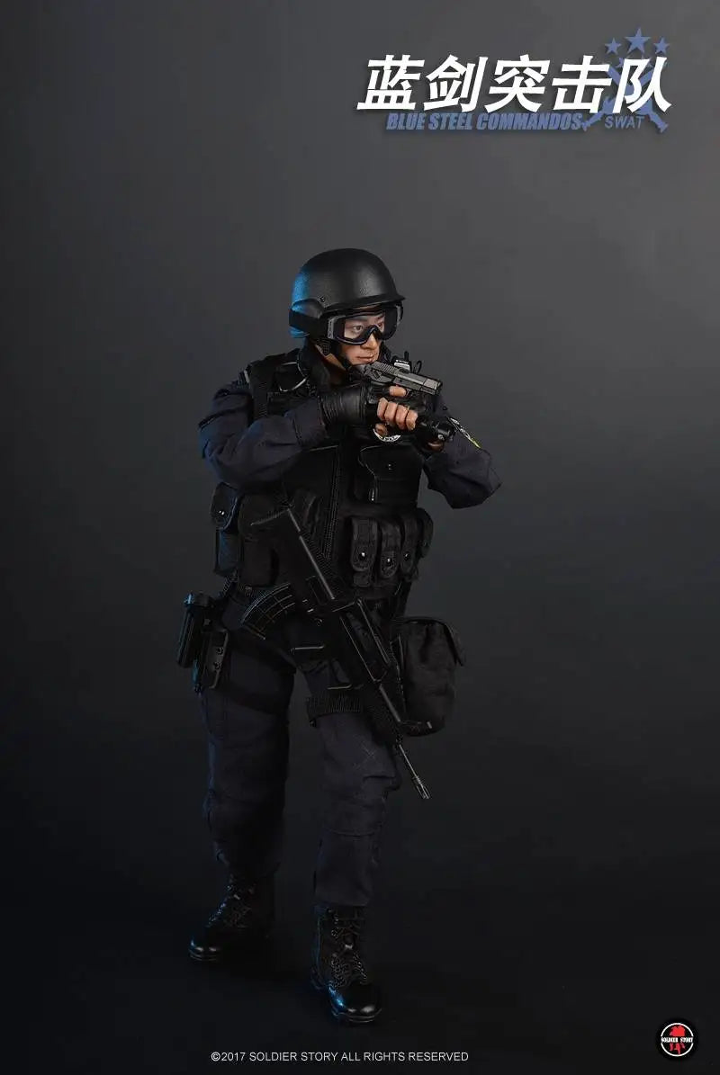 Load image into Gallery viewer, SWAT - Blue Steel Commandos - MINT IN BOX
