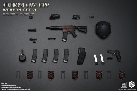 Doom's Day Weapon Set VI Ver. E - Dark Grey Helmet