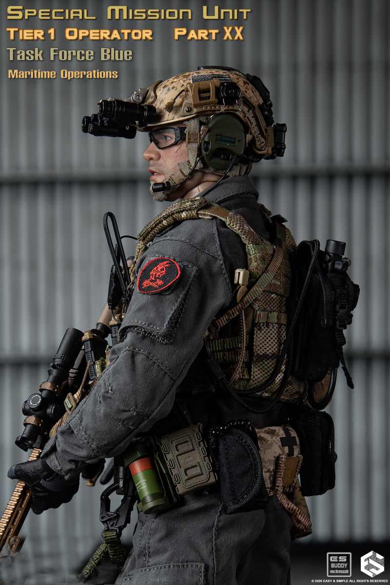 Load image into Gallery viewer, PREORDER DEPOSIT - SMU Tier1 Operator Part XX Task Force Blue Maritime Operation Ver C Limited - MINT IN BOX
