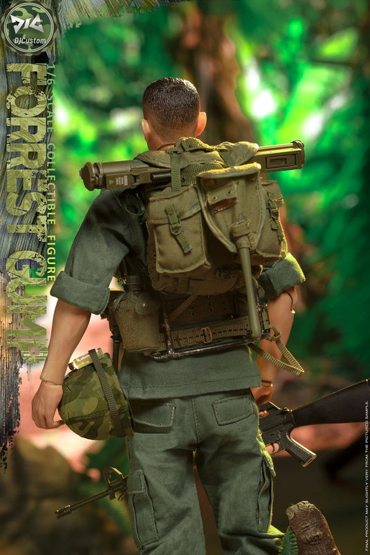 Vietnam Forrest Gump - Green Belt w/Metal Buckle