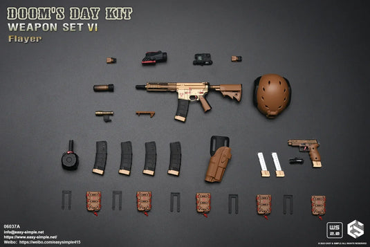 Doom's Day Weapon Set VI Ver. A - Tan Helmet