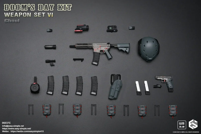 Load image into Gallery viewer, Doom&#39;s Day Weapon Set VI Ver. C - Grey Helmet

