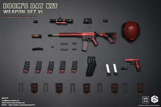 Doom's Day Weapon Set VI Ver. F -  5.56mm Magazine w/Magpul & Holster (x3)