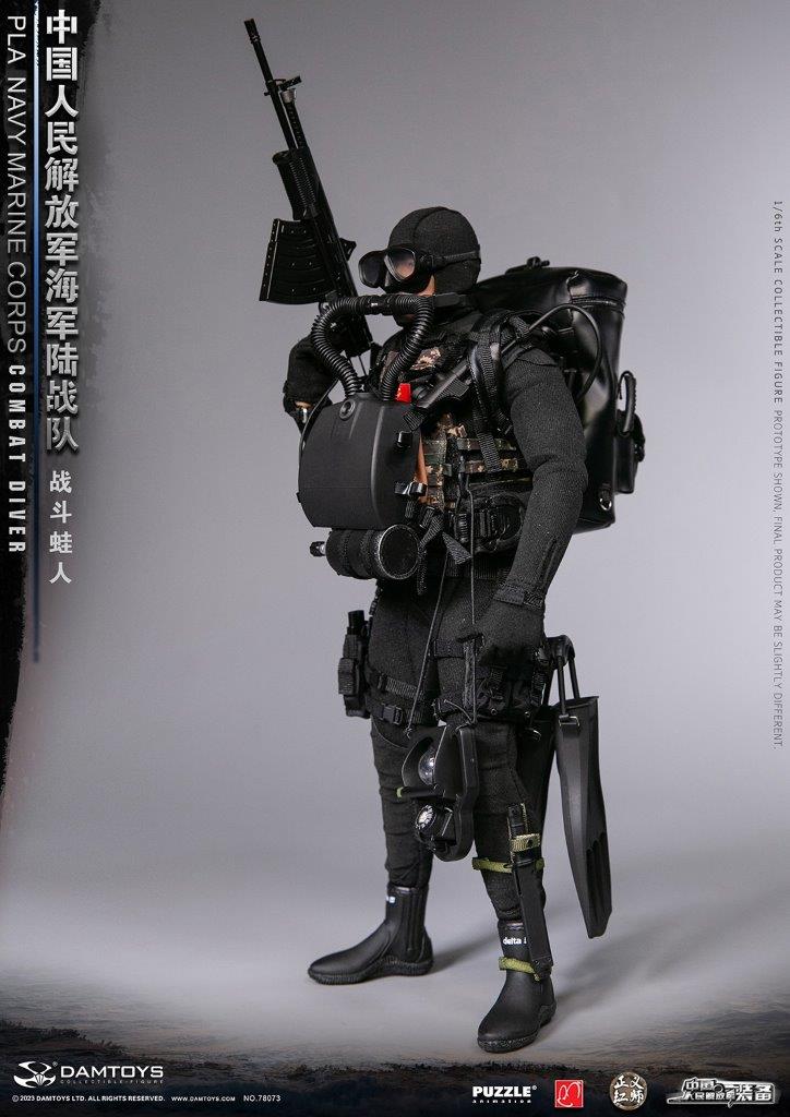 Load image into Gallery viewer, PLA Navy Marine Corps Combat Diver - MINT IN BOX
