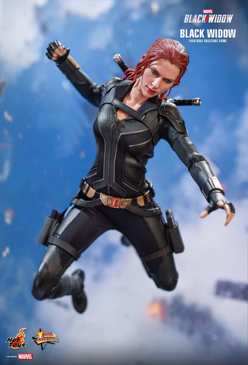 Load image into Gallery viewer, Black Widow - Natasha Romanov - Female Body w/Black Body Suit &amp; Boots
