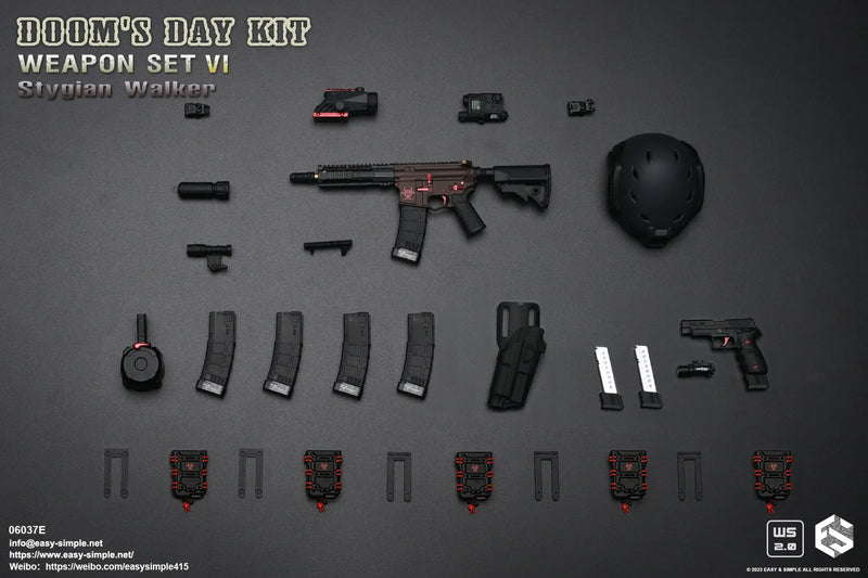 Load image into Gallery viewer, Doom&#39;s Day Weapon Set VI Ver. E - Stygian Walker SBR Rifle Set
