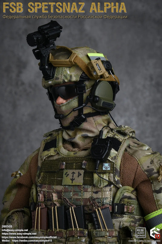 FSB Spetsnaz Alpha - Multicam Battle Belt w/9mm Pistol & Pouch Set