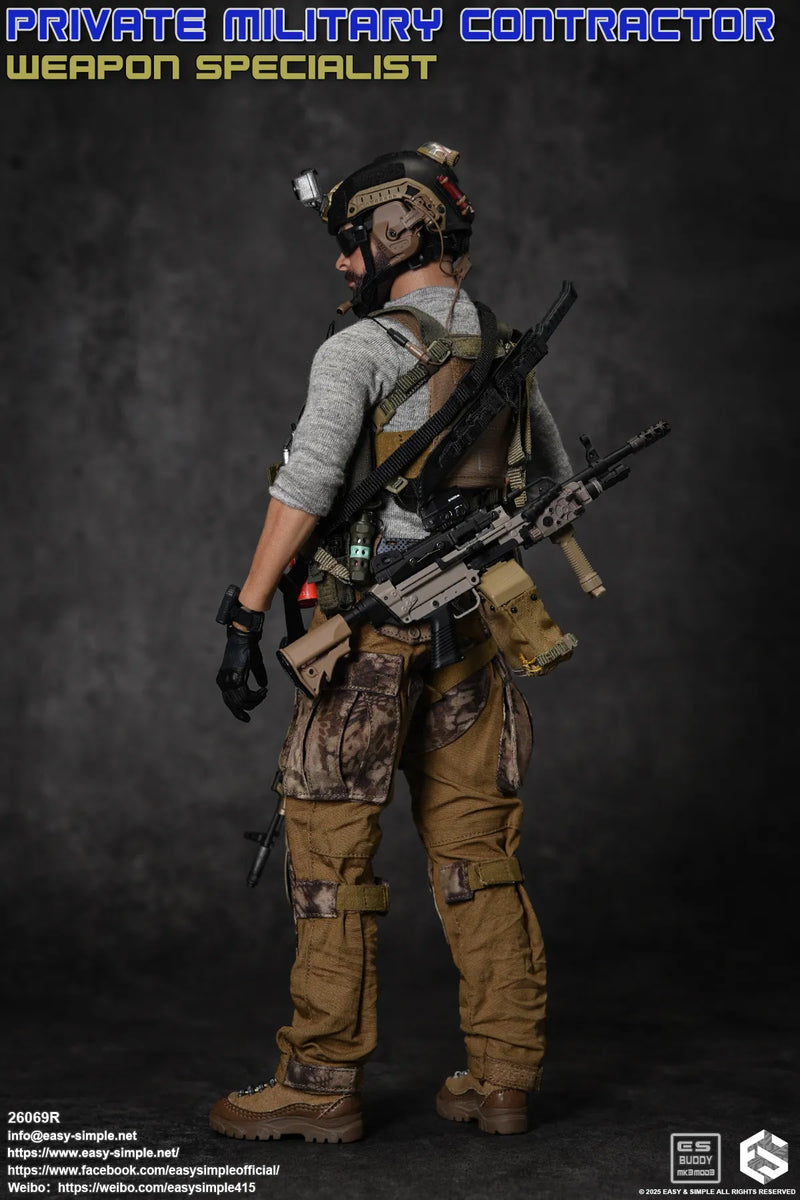Load image into Gallery viewer, PMC - Weapon Specialist - Grey Long Sleeve Shirt
