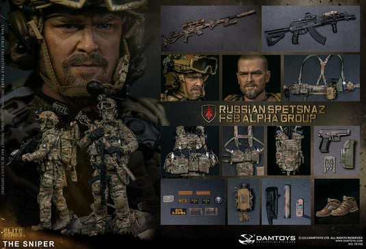 Russian FSB Alpha Sniper - Multicam MOLLE Plate Carrier/Chest Rig Set