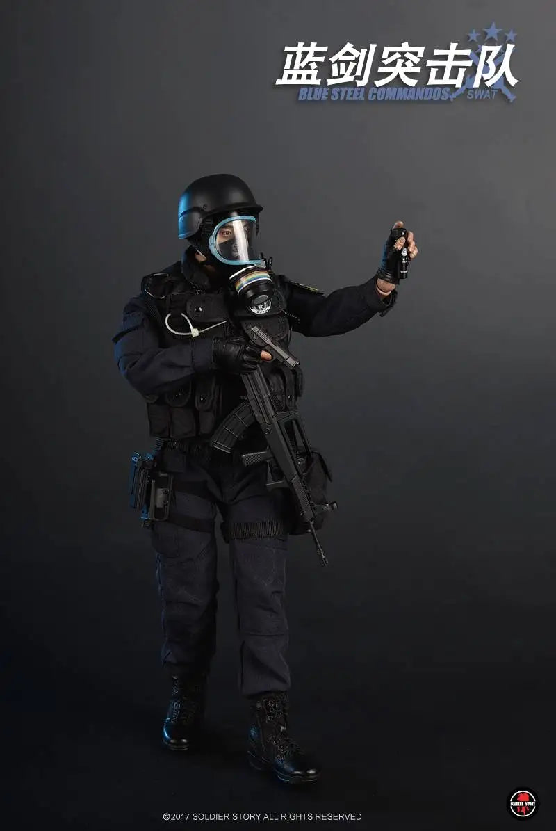 Load image into Gallery viewer, SWAT - Blue Steel Commandos - MINT IN BOX
