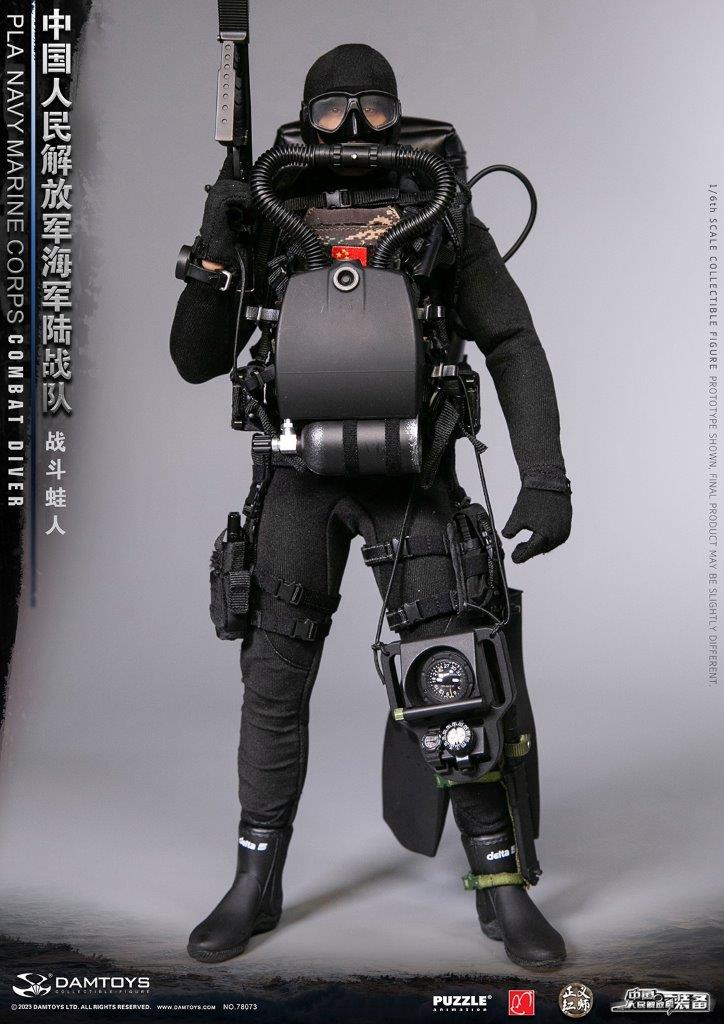 Load image into Gallery viewer, PLA Navy Marine Corps Combat Diver - MINT IN BOX
