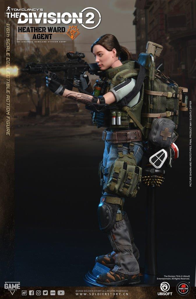 Load image into Gallery viewer, The Division 2 - Johnson, Dunne, &amp; Ward w/Robo Dog - MINT IN BOX
