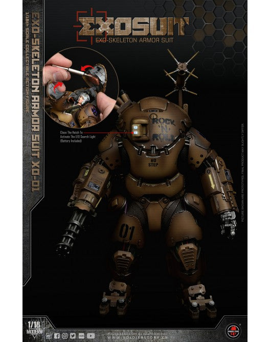 Load image into Gallery viewer, 1/18 Scale - EXO-Skeleton Armor Suit XO-01 - MINT IN BOX
