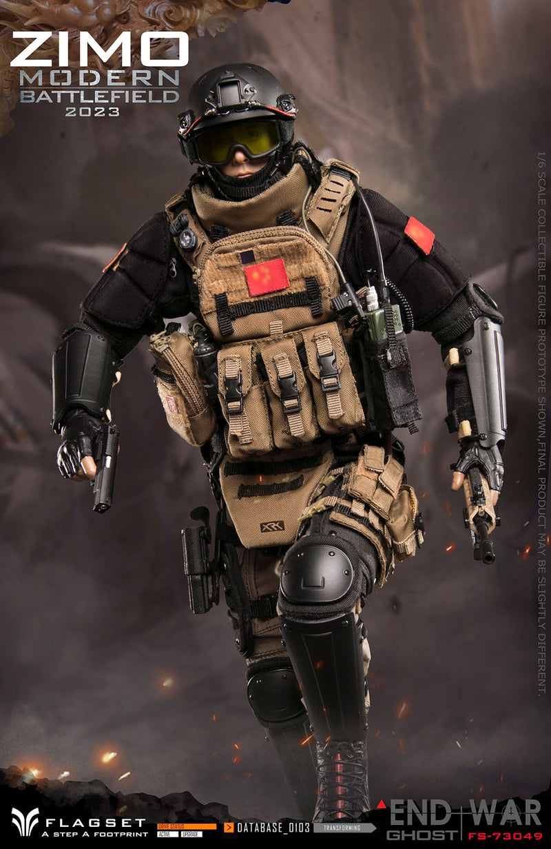 Load image into Gallery viewer, Modern Battlefield - Zimo - Black Full Body Armor Set
