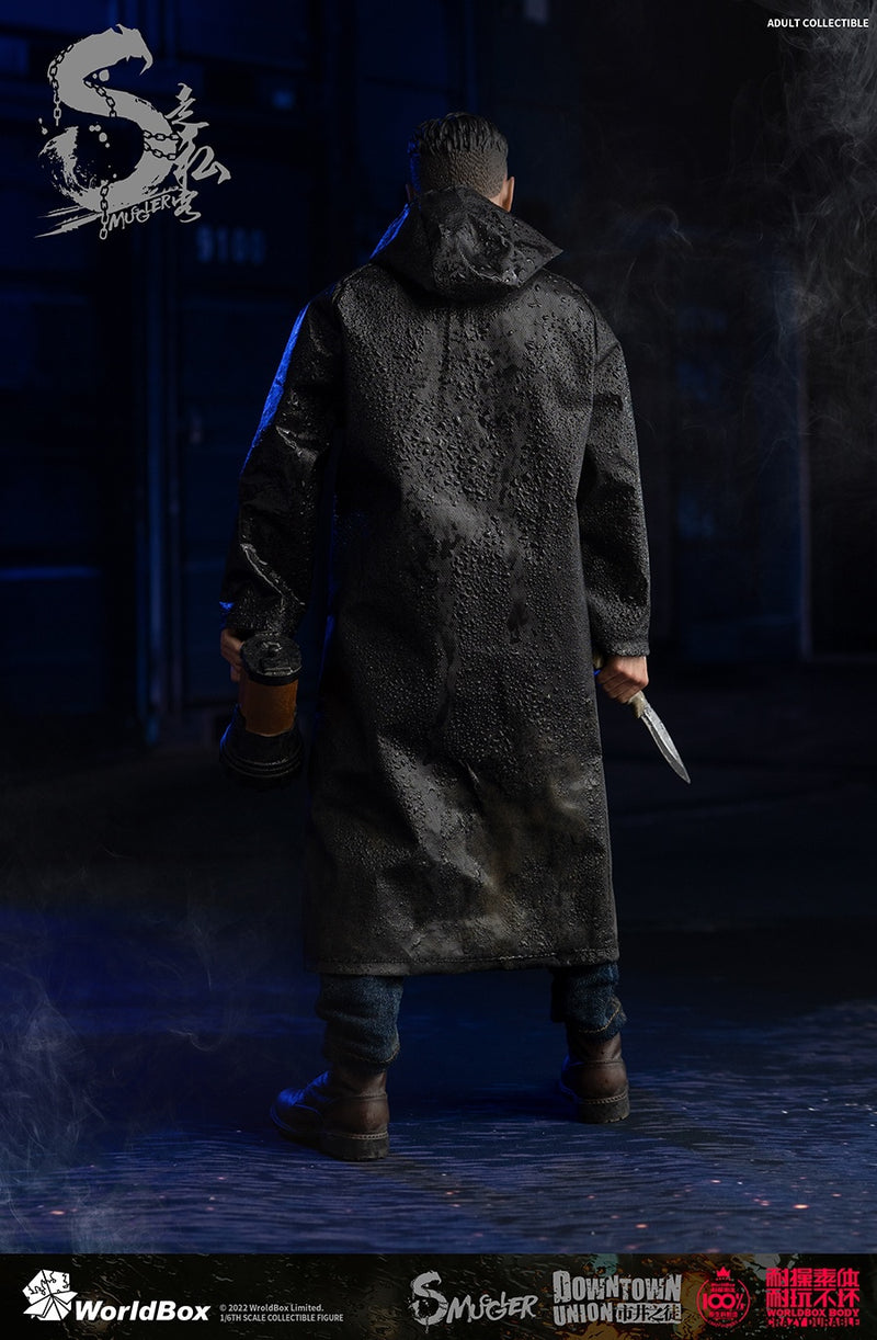 Load image into Gallery viewer, Downtown Union - Smuggler - Black Raincoat
