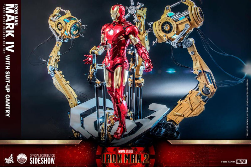 Load image into Gallery viewer, 1/4 Scale - Iron Man 2 - Iron Man Mark IV w/Suit-Up Gantry
