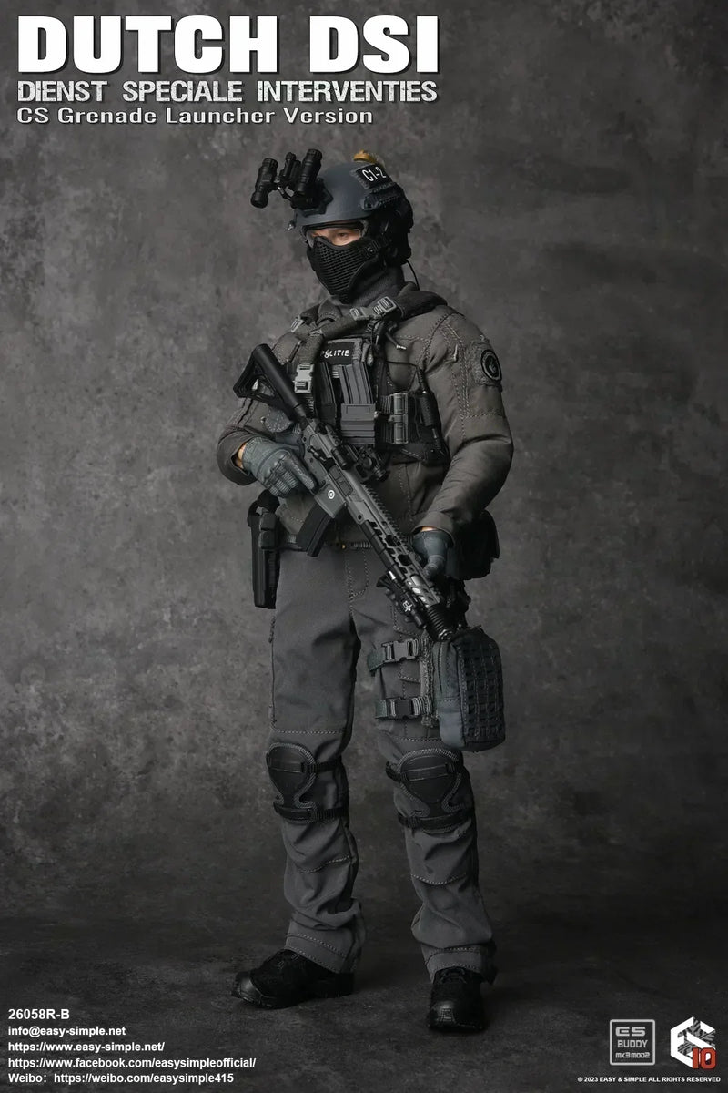 Load image into Gallery viewer, Dutch DSI Grenade Launcher Ver - Black Tourniquet w/MOLLE Pouch
