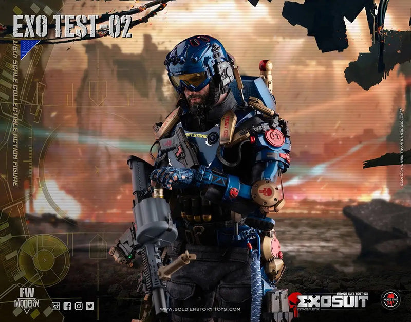 Load image into Gallery viewer, Armor Suit Test-02 &quot;Exosuit&quot; Exo-Skeleton - MINT IN BOX
