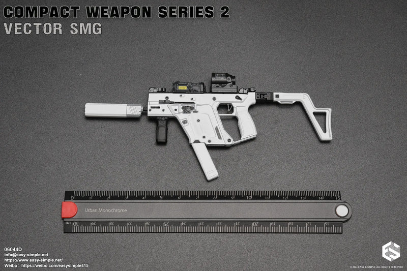 Load image into Gallery viewer, Compact Weapon Series 2 - White Vector SMG Set (D)
