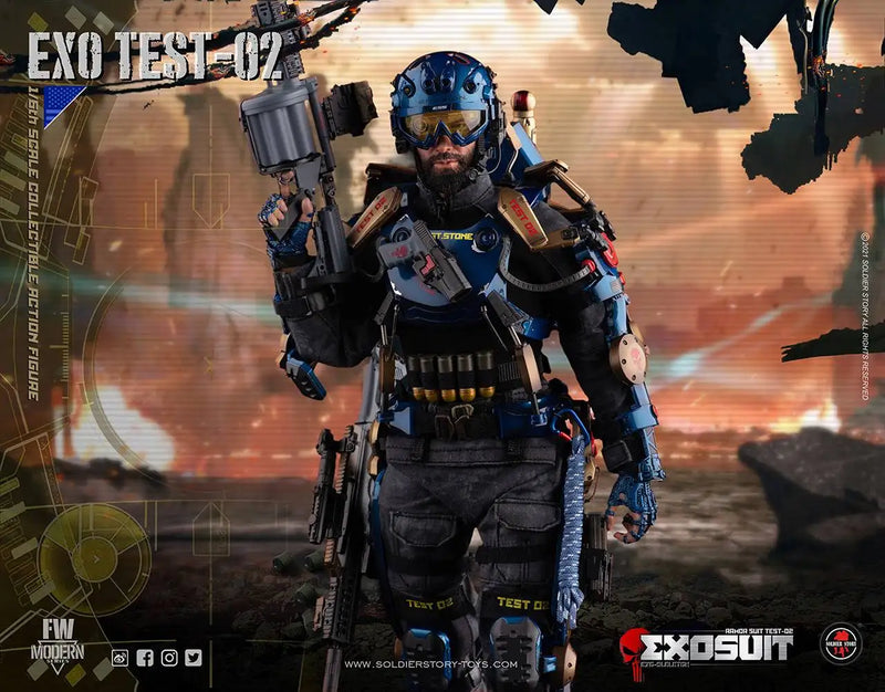 Load image into Gallery viewer, Armor Suit Test-02 &quot;Exosuit&quot; Exo-Skeleton - MINT IN BOX
