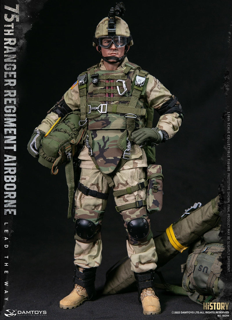 Load image into Gallery viewer, 75th Ranger Regiment Airborne - Woodland Camo Plate Carrier Set
