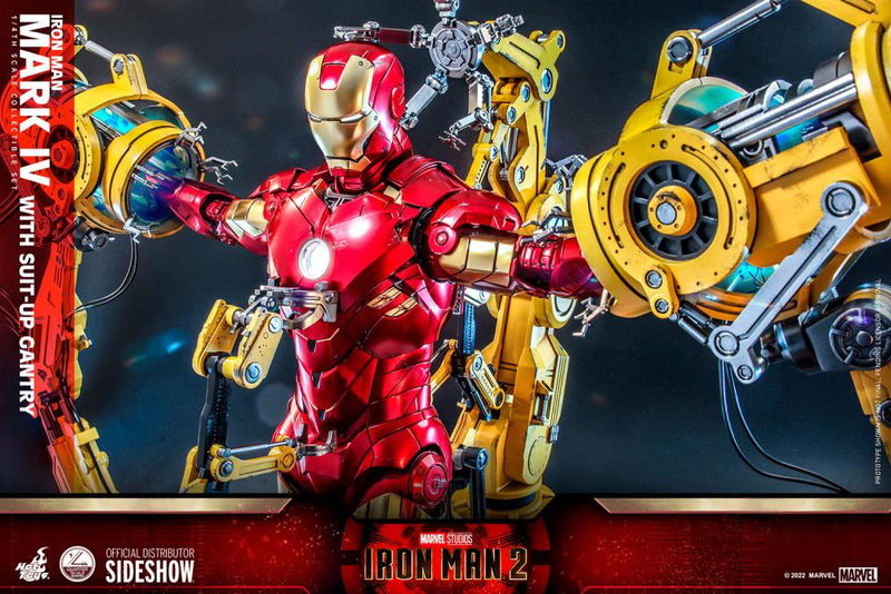 Load image into Gallery viewer, 1/4 Scale - Iron Man 2 - Iron Man Mark IV w/Suit-Up Gantry
