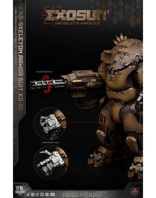 Load image into Gallery viewer, 1/18 Scale - EXO-Skeleton Armor Suit XO-01 - MINT IN BOX
