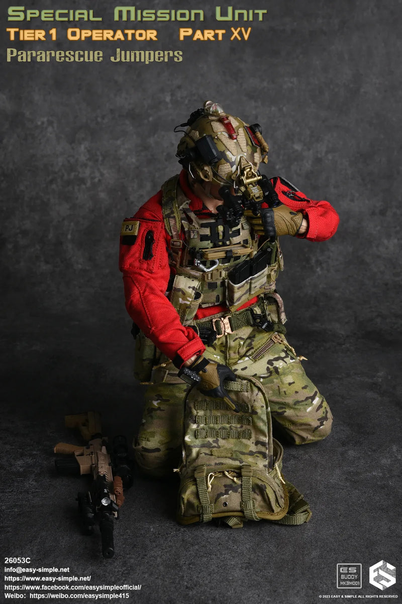 Load image into Gallery viewer, SMU Tier 1 Op. Pararescue Jumper - Male Base Body w/Head Sculpt &amp; Boots
