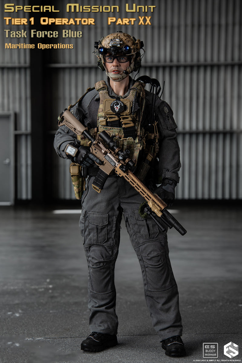 Load image into Gallery viewer, PREORDER DEPOSIT - SMU Tier1 Operator Part XX Task Force Blue Maritime Operation Ver C Limited - MINT IN BOX
