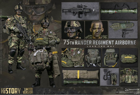 75th Ranger Regiment Airborne Ltd. - Woodland Camo Drop Leg Pouch