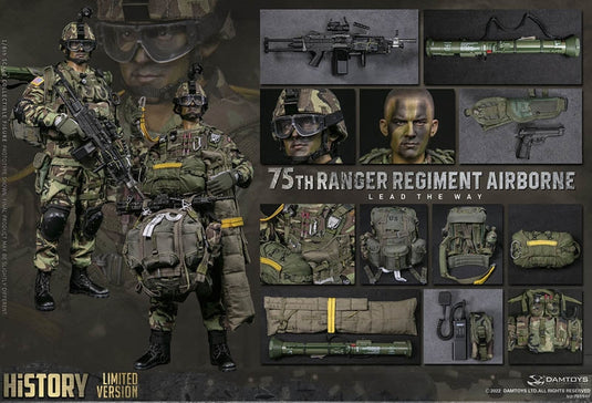 75th Ranger Regiment Airborne Ltd. - Woodland Camo Tac Rig Set