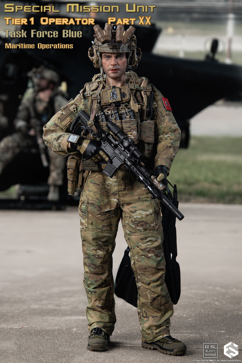 Load image into Gallery viewer, PREORDER DEPOSIT - SMU Tier1 Operator Part XX Task Force Blue Maritime Operation Ver A - MINT IN BOX
