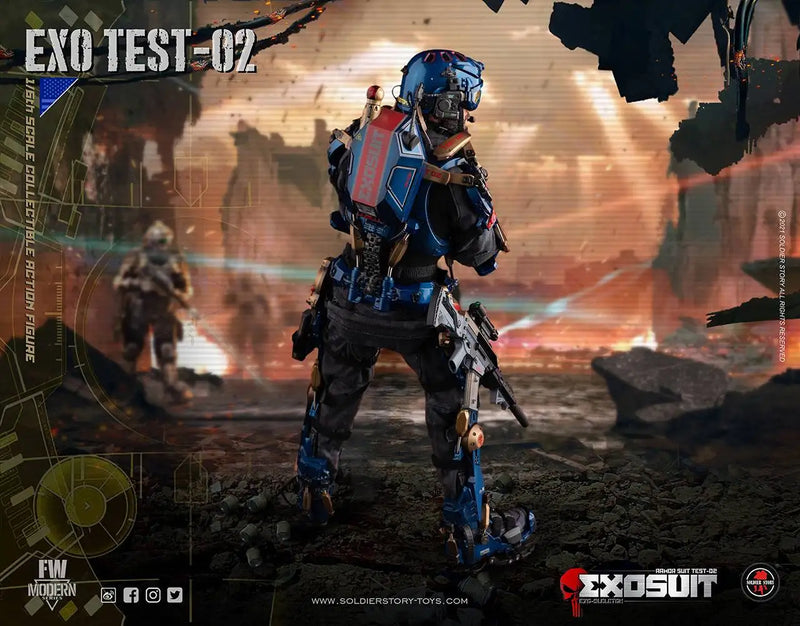 Load image into Gallery viewer, Armor Suit Test-02 &quot;Exosuit&quot; Exo-Skeleton - MINT IN BOX

