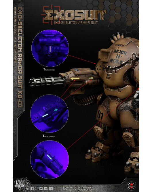 Load image into Gallery viewer, 1/18 Scale - EXO-Skeleton Armor Suit XO-01 - MINT IN BOX
