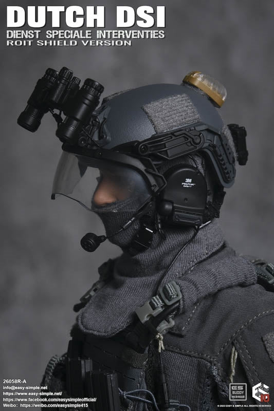 Dutch Dienst Speciale Interventies Riot Shield Version - MINT IN BOX