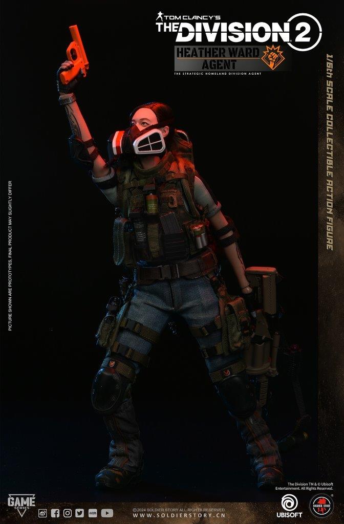 Load image into Gallery viewer, The Division 2 - Brian Johnson DLX, Caleb Dunne, &amp; Heather Ward COMBO - MINT IN BOX
