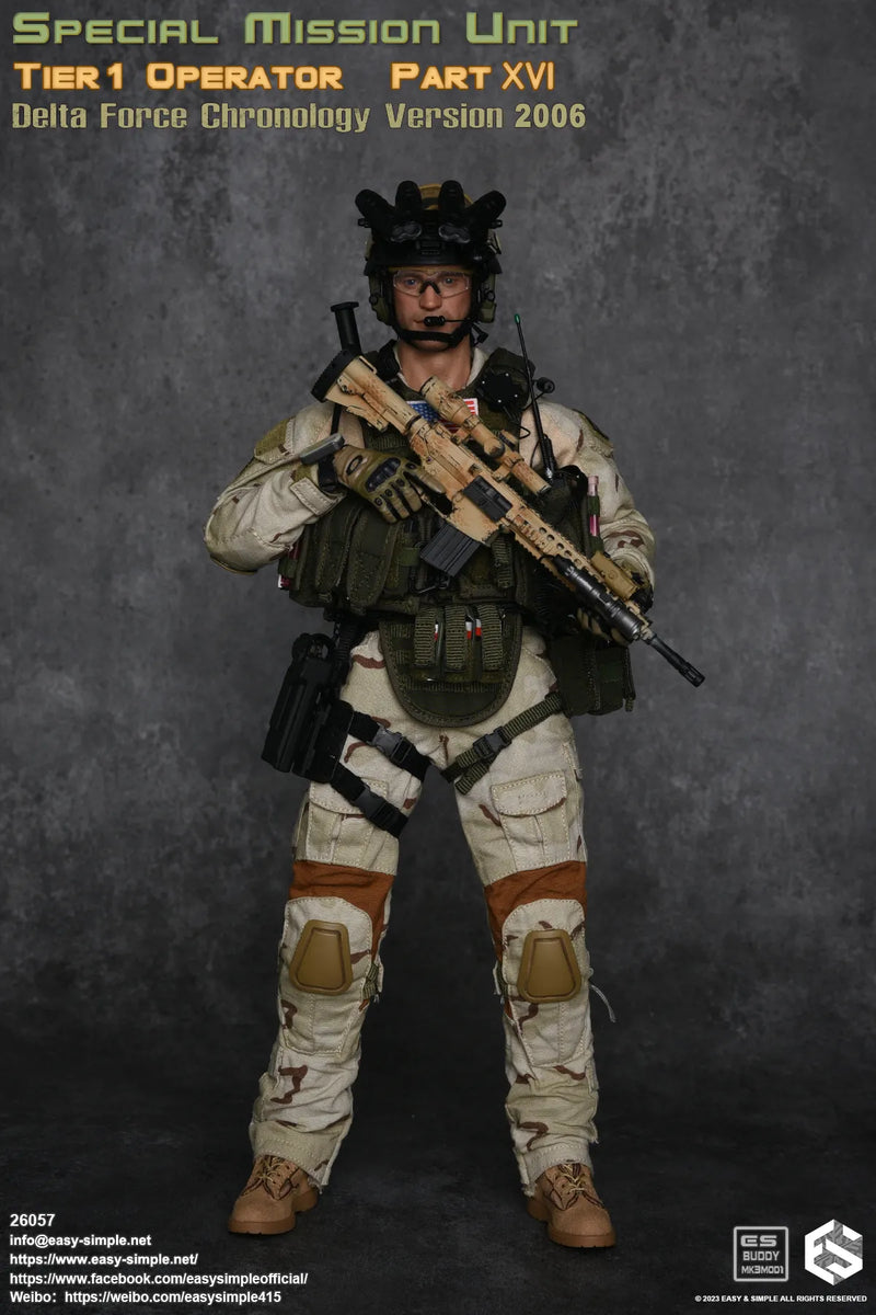 Load image into Gallery viewer, SMU Tier 1 Operator Part XVI Delta Force Chronology Version - MINT IN BOX - 26057

