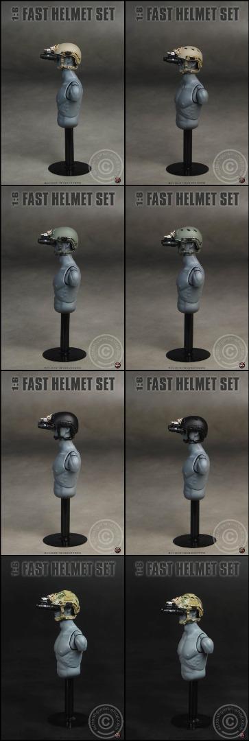 F.A.S.T Helmet Set - Tan FAST Helmet Set w/Vents - MINT IN BOX