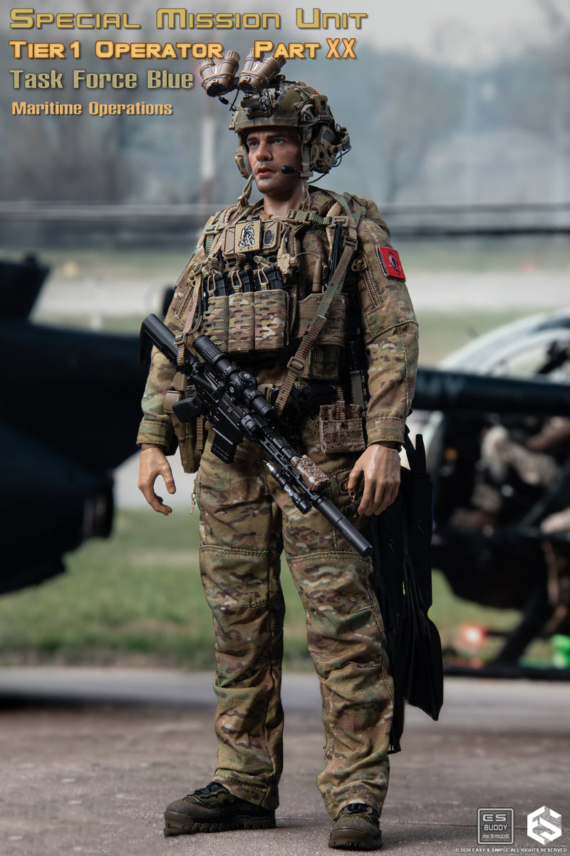 Load image into Gallery viewer, PREORDER DEPOSIT - SMU Tier1 Operator Part XX Task Force Blue Maritime Operation Ver A - MINT IN BOX
