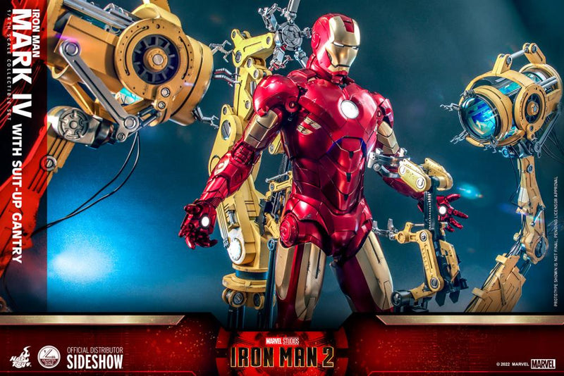 Load image into Gallery viewer, 1/4 Scale - Iron Man 2 - Iron Man Mark IV w/Suit-Up Gantry
