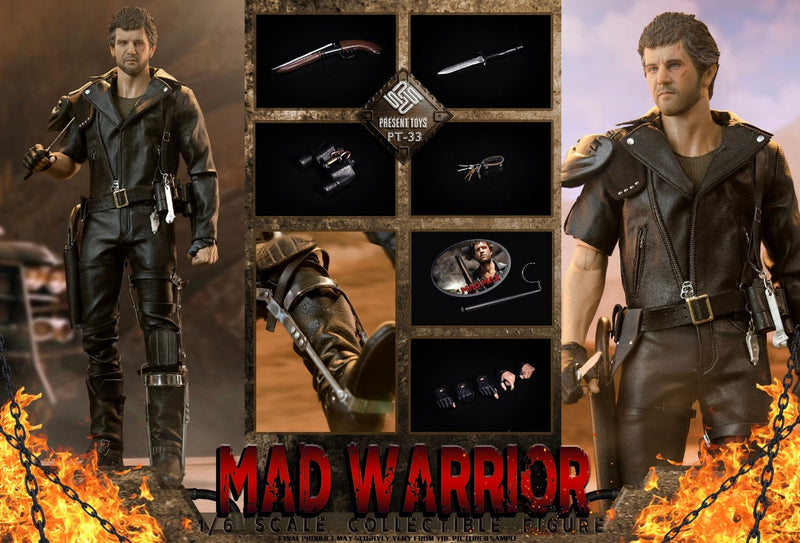 Load image into Gallery viewer, Mad Warrior - Male Body w/Battle Damaged Head Sculpt &amp; Hands
