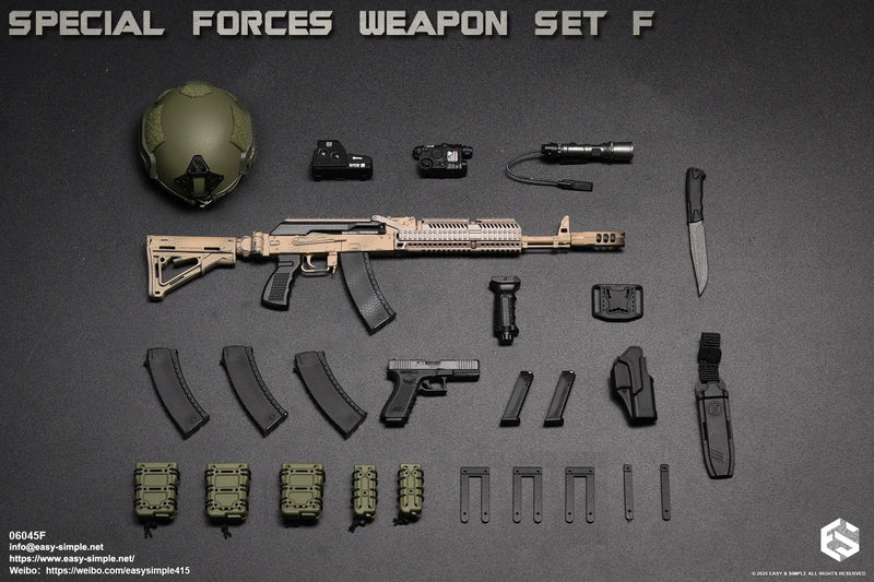 Load image into Gallery viewer, Special Forces Weapon Set F Version F - MINT IN BOX
